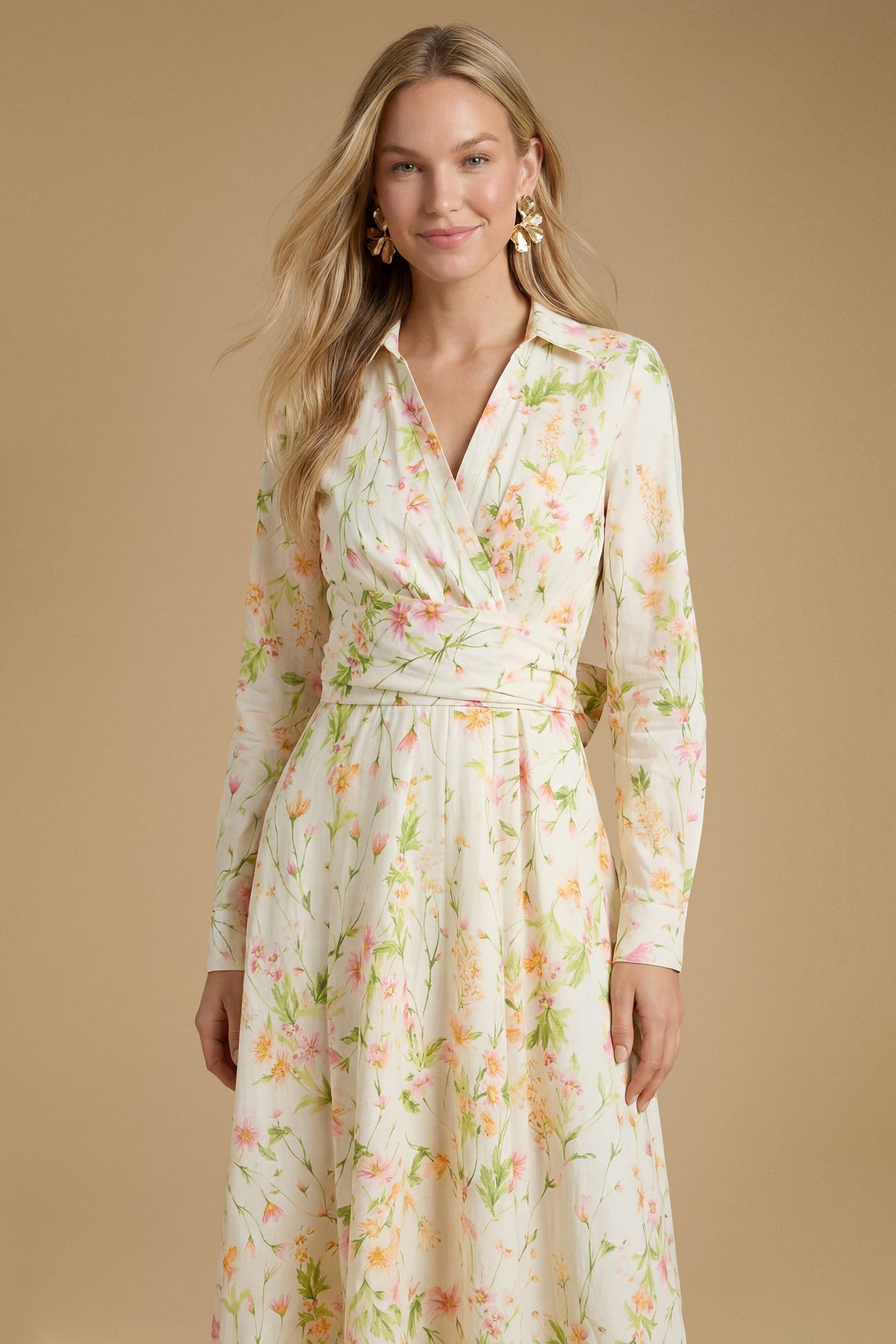 Oasis Oasis Women's English Rose Garden Shirt dress - 4