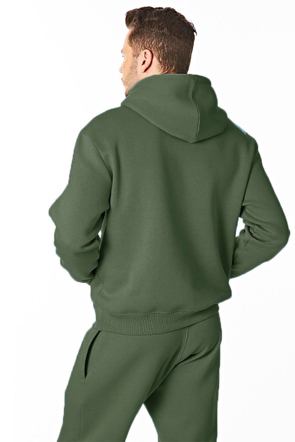 RIPT Essentials RIPT Essentials Men's Pullover Hoody in Dark Green - 2