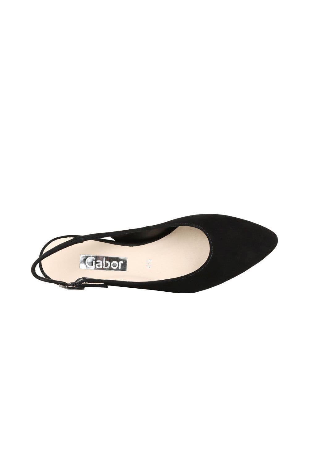 Gabor Gabor Women's 'Helmsdale' Slingback Court Shoes in Black - 4