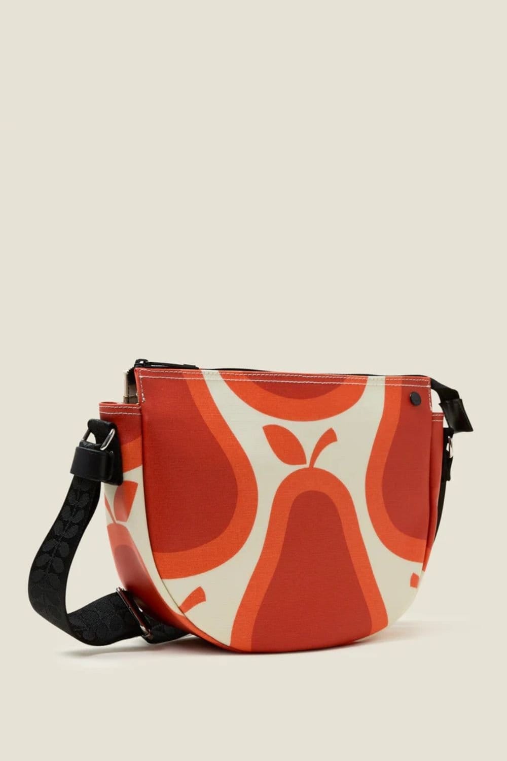 Orla Kiely Orla Kiely Women's Rounder Crossbody - Pear Tomato in Red - 4