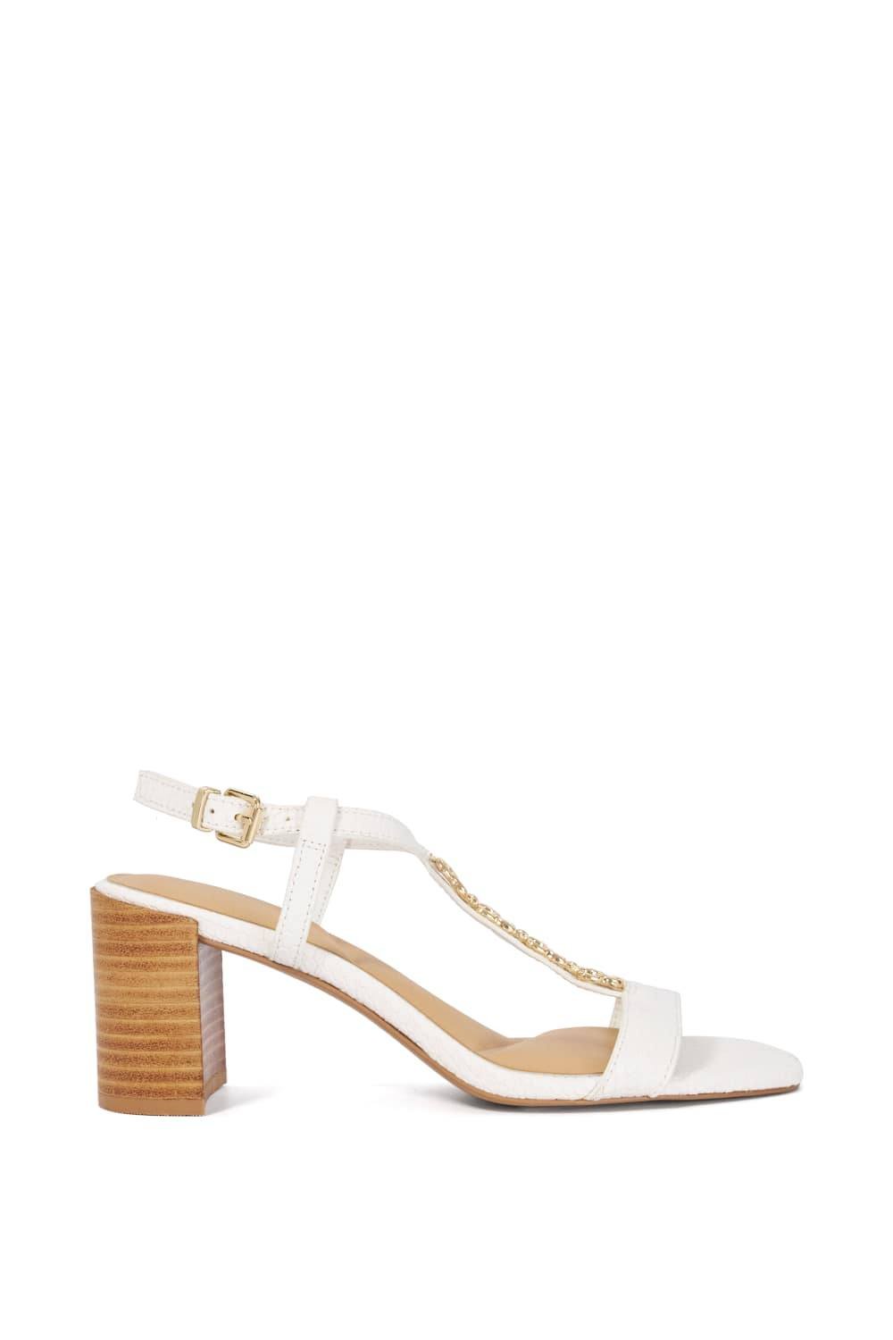 Dune London Dune London Women's 'Josina' Leather Sandals in White - 2