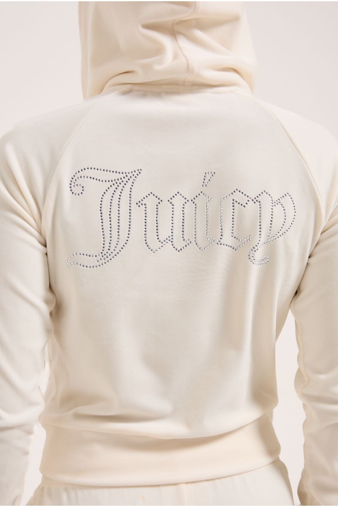 Juicy Couture Juicy Couture Women's Madison Col Out Hoodie Off-White - 4