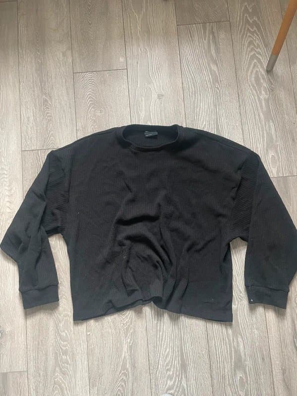 ASOS Design Black Knit Jumper