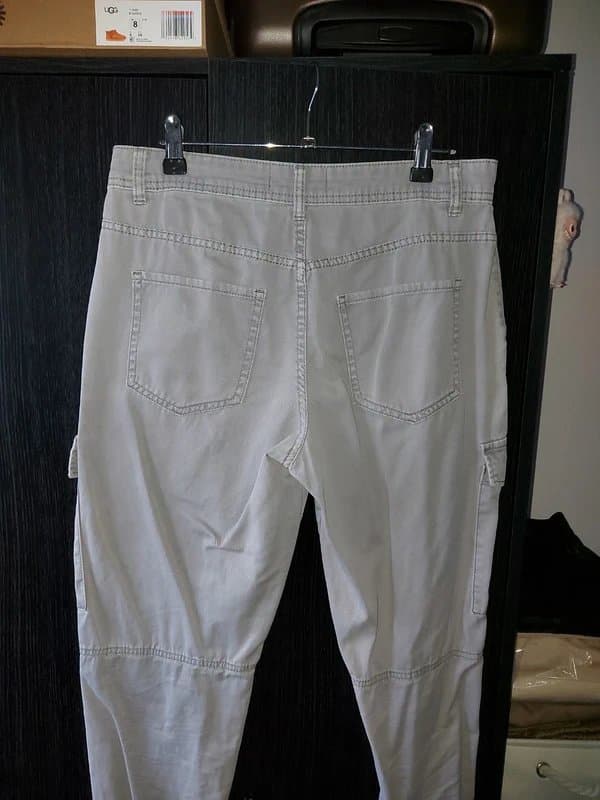 New Look New Look grey cargo pants size S