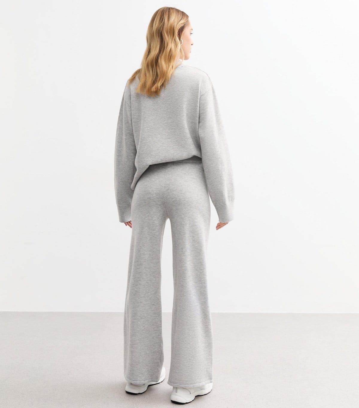 New Look Women's Grey Wide Leg Trousers New Look - 4