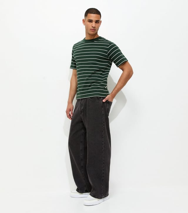 jack & jones Men's Black Wide Leg Jeans Jack & Jones New Look - 2