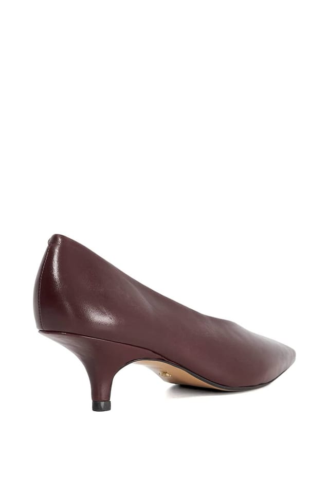 Dune London Dune London Women's 'Audio' Leather Court Shoes in Red - 3