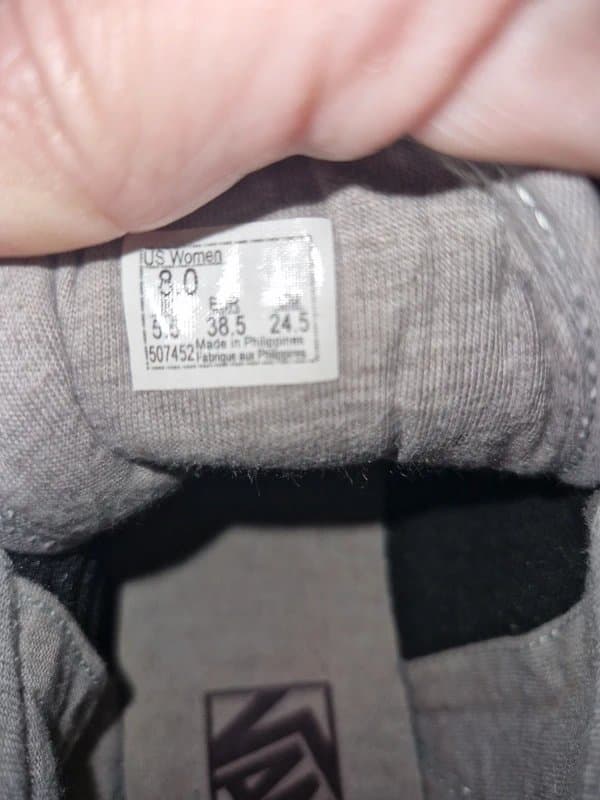 Vans Size 5.5 vans maddie hi trainers