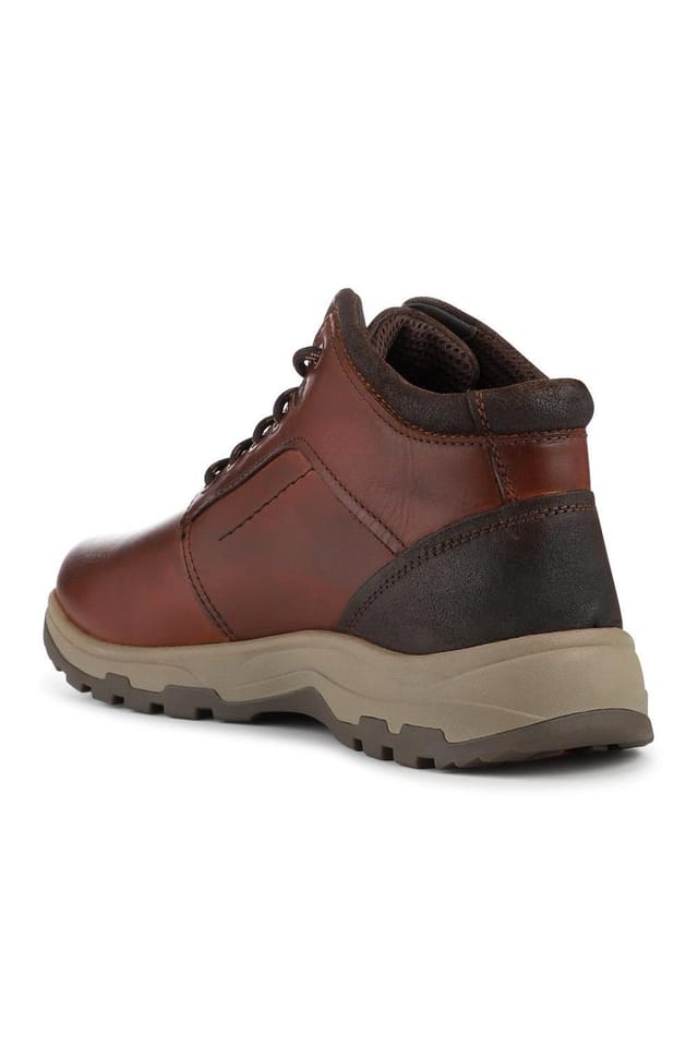 Easyfit Easyfit Men's Extra Wide Lace Up Boots in Brown - 3