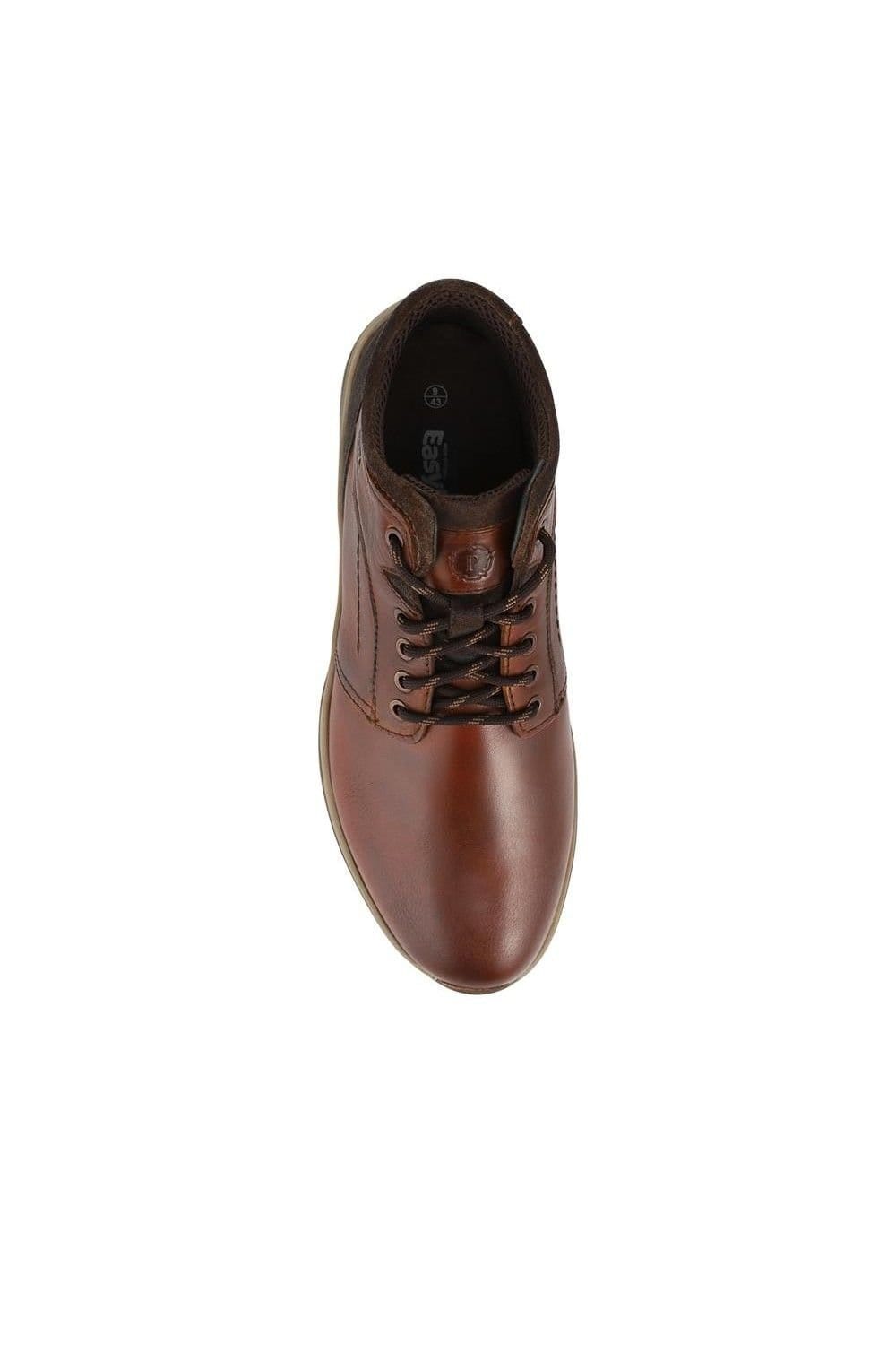 Easyfit Easyfit Men's Extra Wide Lace Up Boots in Brown - 4