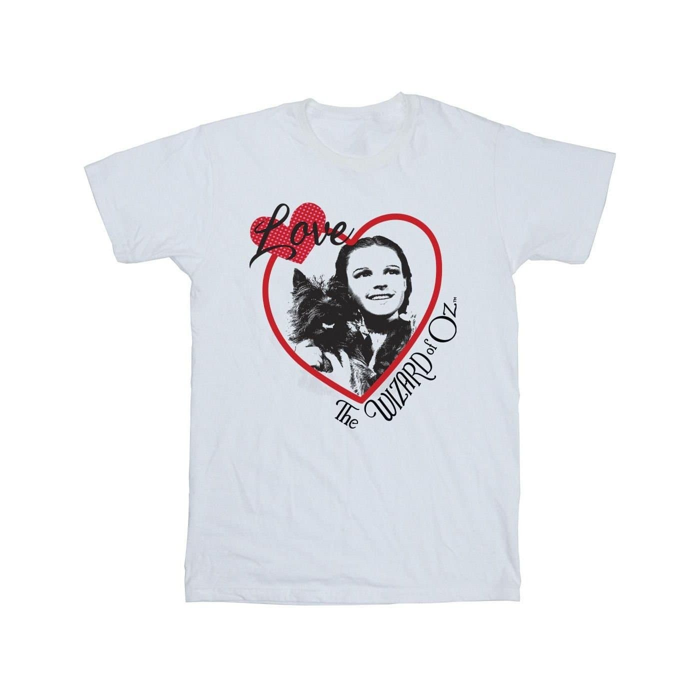 Wizard of Oz Wizard of Oz Men's Love Heart Cotton T-Shirt in White