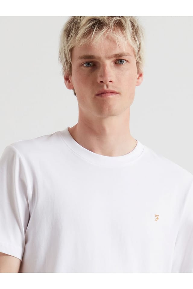 Debenhams Debenhams Men's Danny Basic T-Shirt White - 3