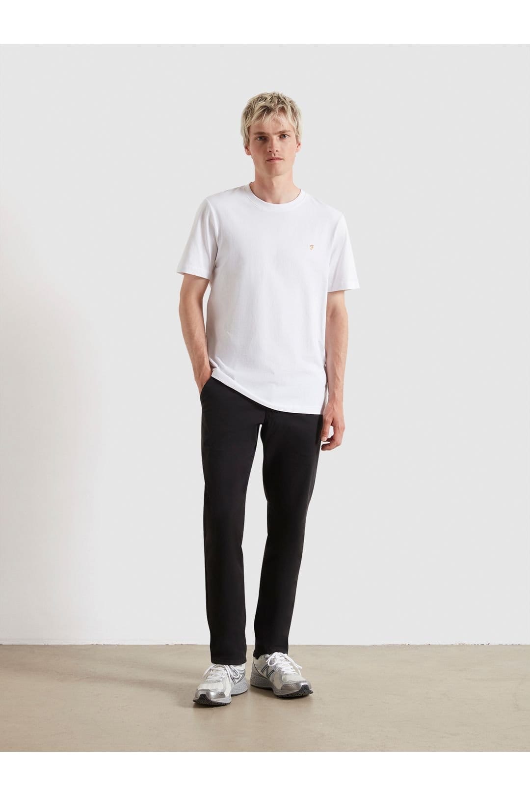 Debenhams Debenhams Men's Danny Basic T-Shirt White - 4