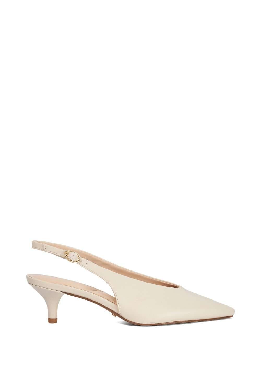 Dune London Dune London Women's 'Crediblity' Leather Strappy Heels in Natural