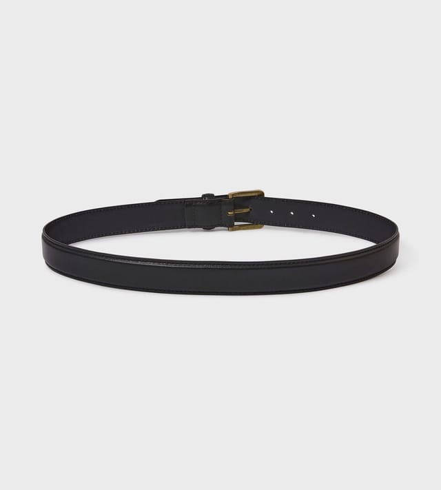 OSPREY LONDON OSPREY LONDON Men's The Profile Leather Belt in Black - 2