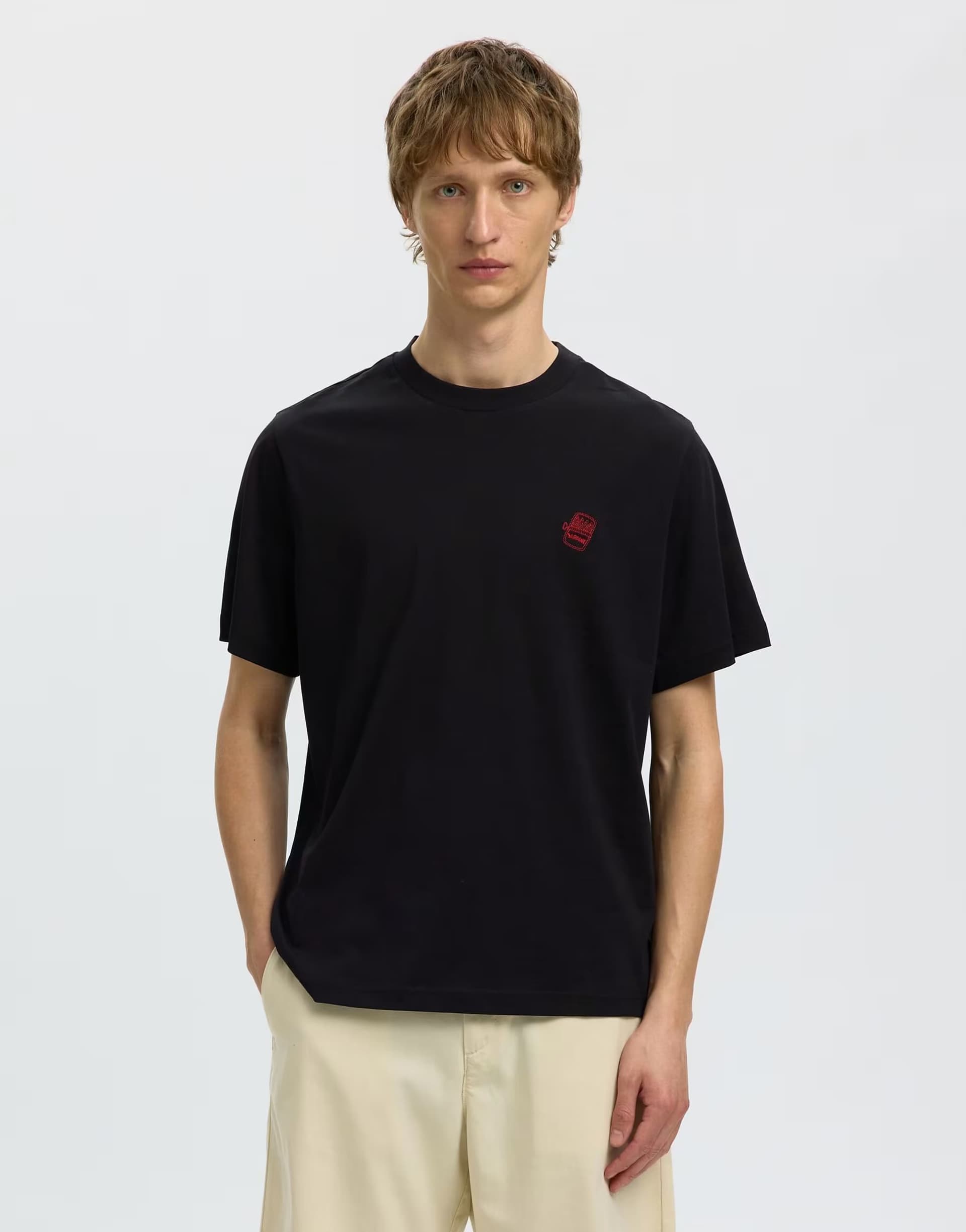 ASOS Selected T-shirt in black 3
