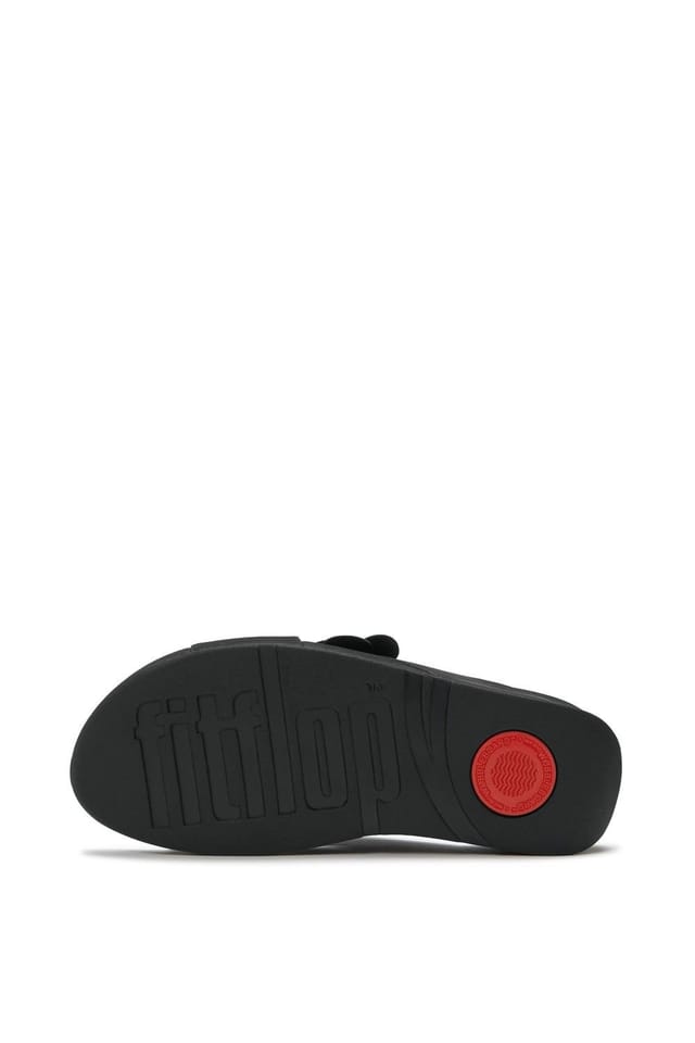 FitFlop FitFlop Women's Lulu Flower Cross Slides in Black - 2