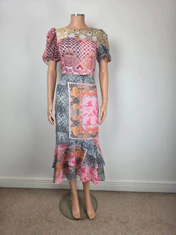 Never Fully Dressed Never Fully Dressed chiffon boho Abigail midaxi dress