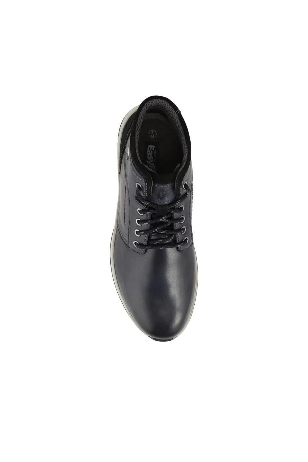 Easyfit Easyfit Men's Extra Wide Lace Up Boots in Navy - 4