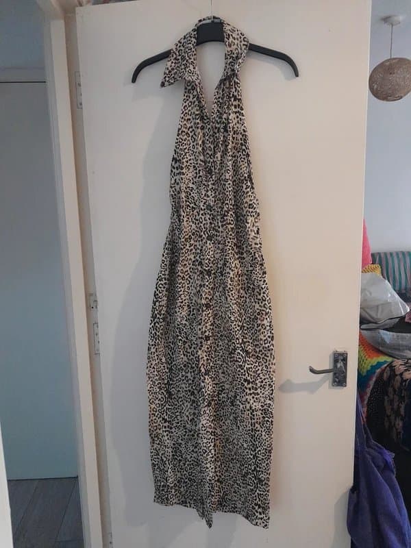 Zara Brand new Zara linen leopard print dress