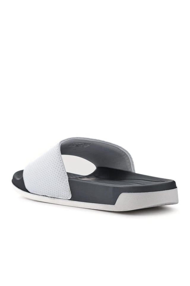 Pavers Pavers Men's Cushioned Slides in White - 3