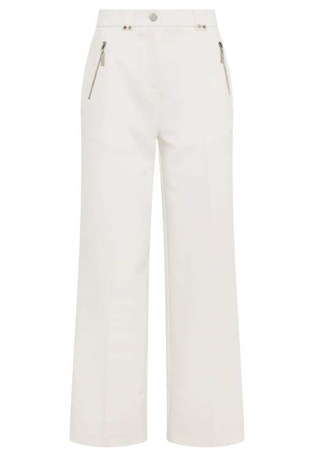 Star By Julien Macdonald Star by Julien Macdonald Women's Tailored Wide Leg Trousers in White - 2