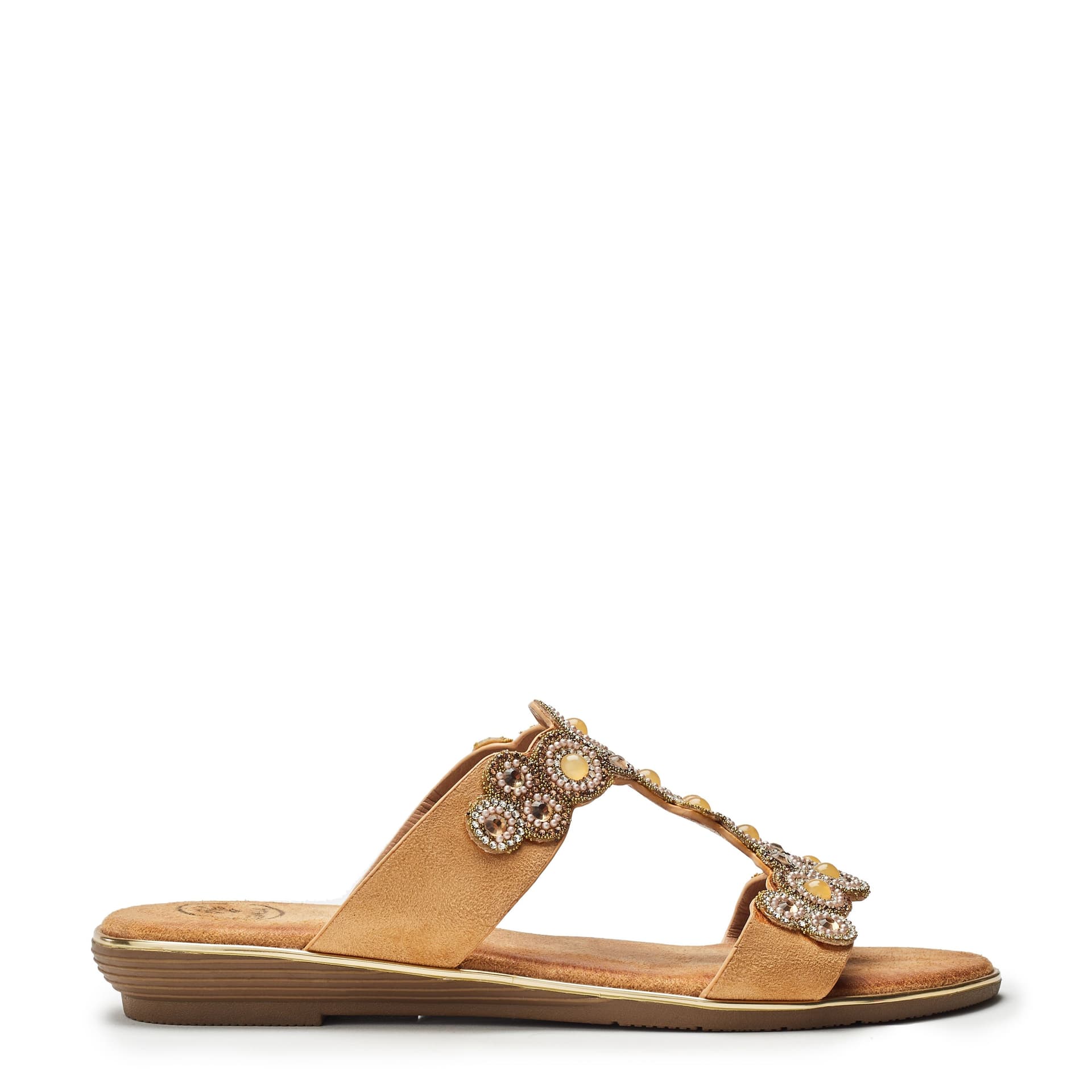 b.soleful b.soleful Women's 'Lyrah' Porvair Sandals in Beige