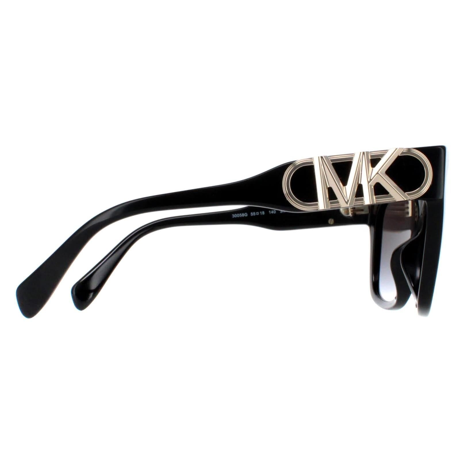 Michael Kors Michael Kors Women's Cat Eye Black Dark Grey Gradient MK2182U Empire Square - 4