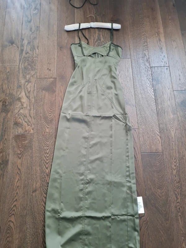 ASOS Asos olive green cami maxi dress 6 new