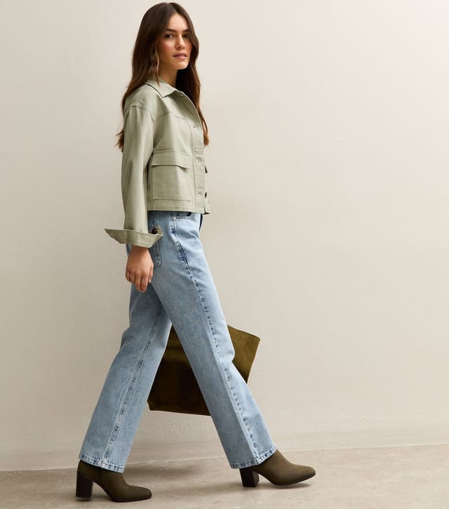 New Look Women's Petite Light Blue Anica Straight Leg Jeans New Look - 2