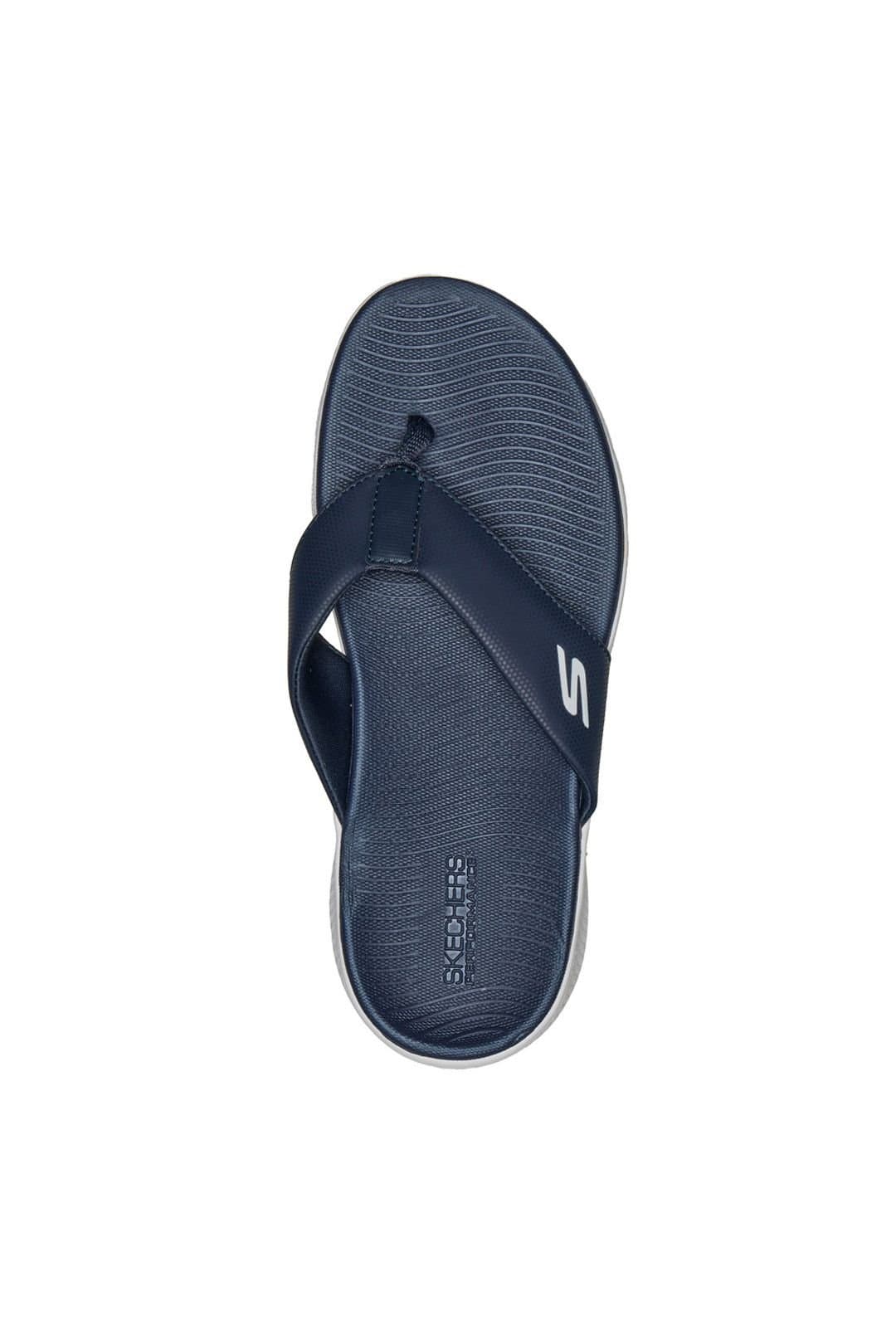 Skechers Skechers Men's Navy Synthetic/White Flip-Flop Sandal