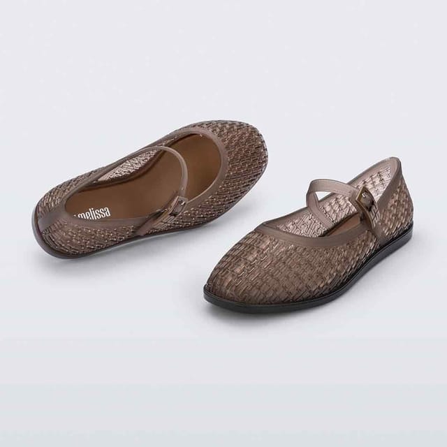 Melissa Shoes Melissa Shoes Women's Harper Ballet Flats in Brown - 3