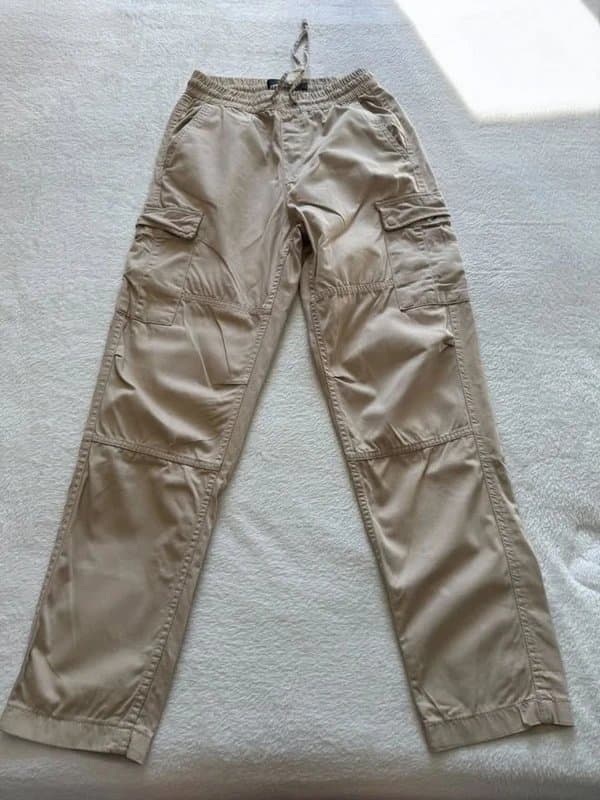 Bershka Bershka Beige Cargo Pants – Size S