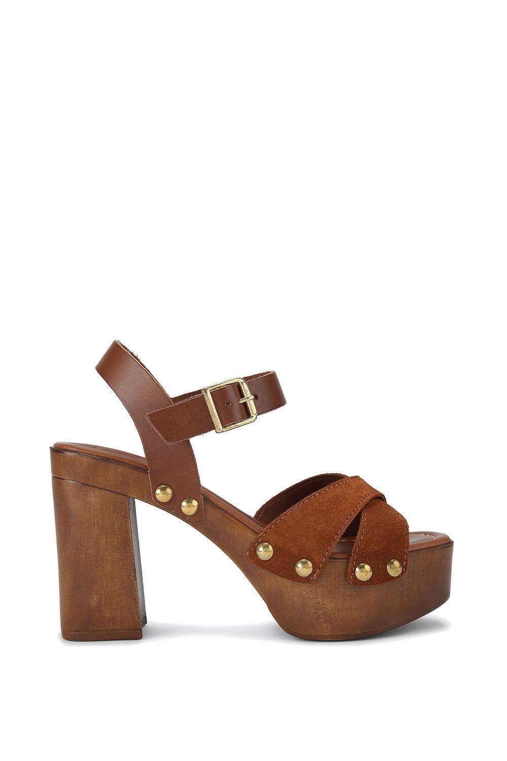 KG Kurt Geiger KG Kurt Geiger Women's 'Rua Block' Sandals in Brown - 4