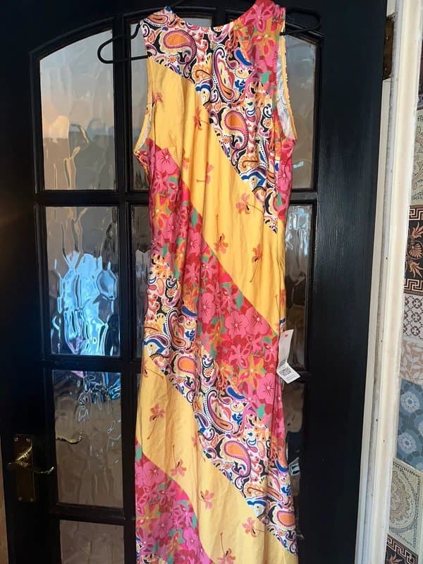 Never Fully Dressed Never fully dressed silk midi dress