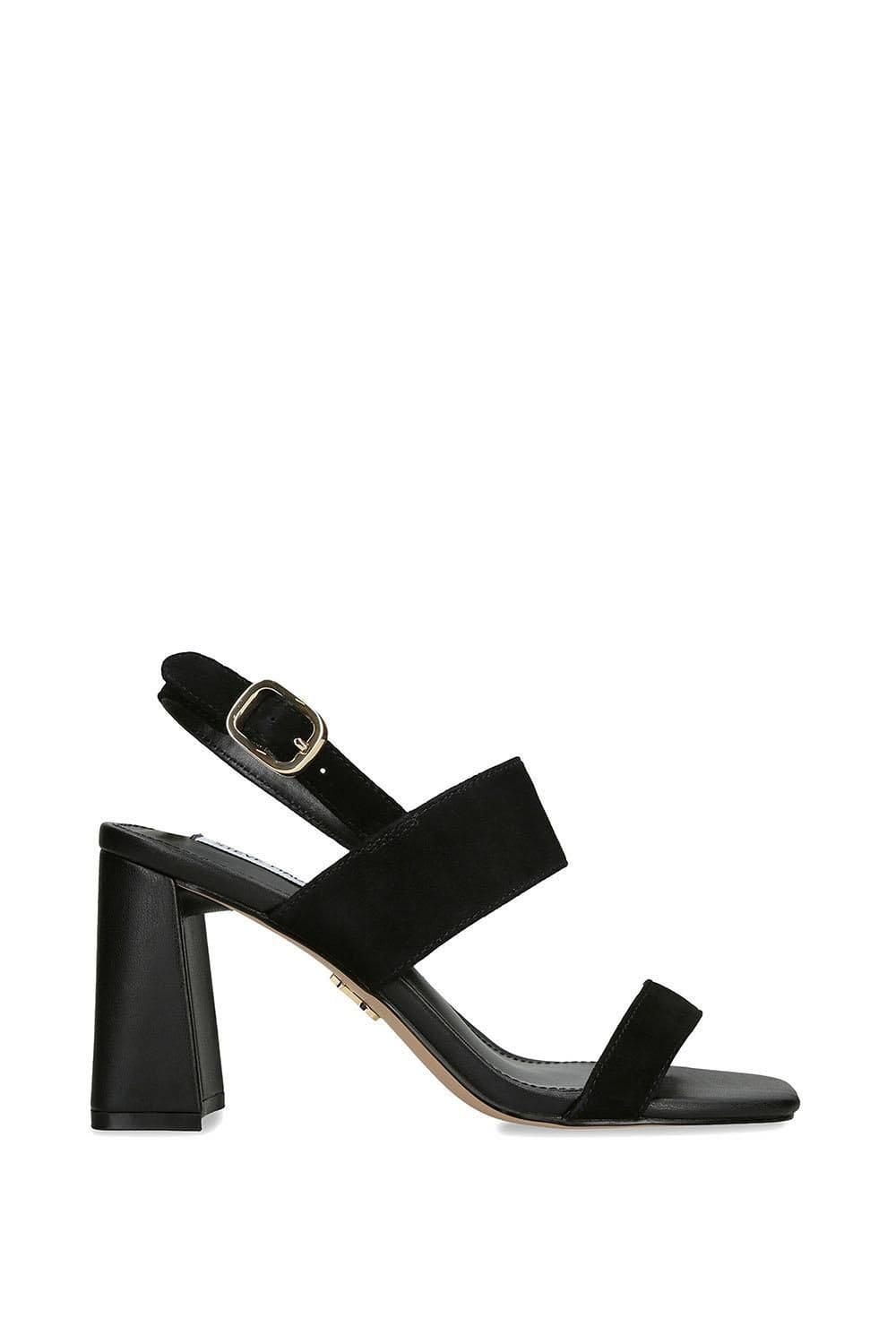 Steve Madden STEVE MADDEN Women's 'Wendie Black Suede' Suede Heels - 1