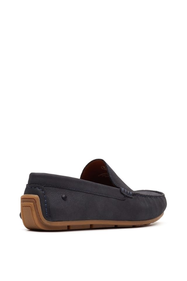 Base London Base London Men's Moss Driver Moccasin in Navy - 2