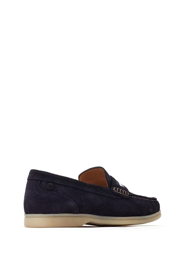 Base London Base London Men's Drum Loafer in Navy - 2