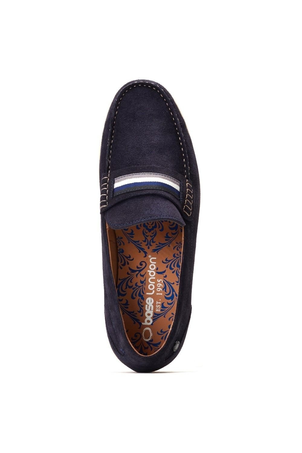 Base London Base London Men's Drum Loafer in Navy - 4