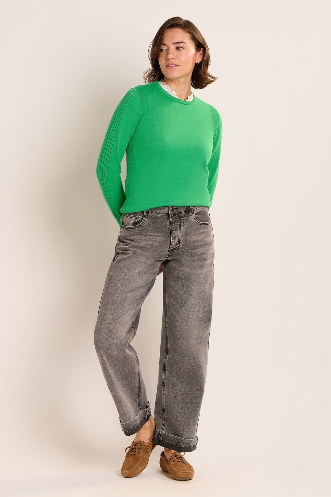 Brakeburn Brakeburn Women's VERTU JUMPER in Green