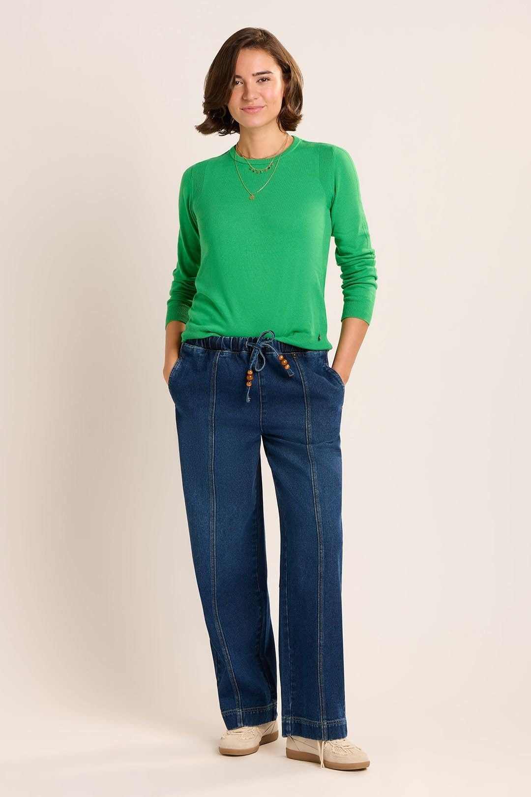 Brakeburn Brakeburn Women's VERTU JUMPER in Green - 4