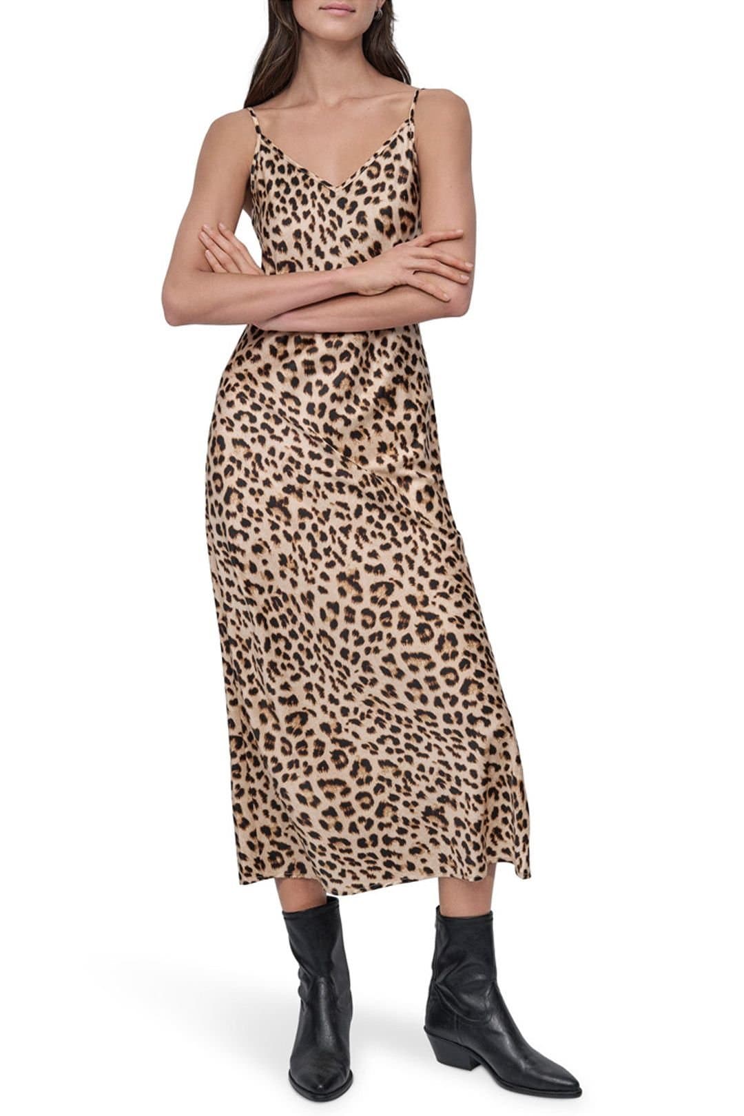 DKNY DKNY Women's Leopard SlipDress