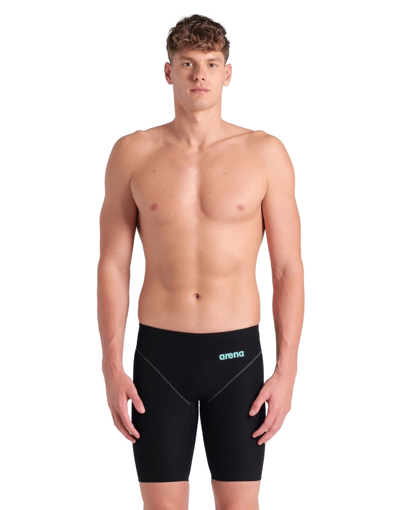 Arena Arena Men's Powerskin Impulso Jammer - Black/Teal in Black - 3
