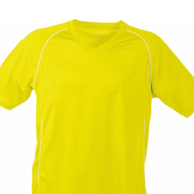 James and Nicholson James and Nicholson Men's Team T-Shirt in Yellow - 2