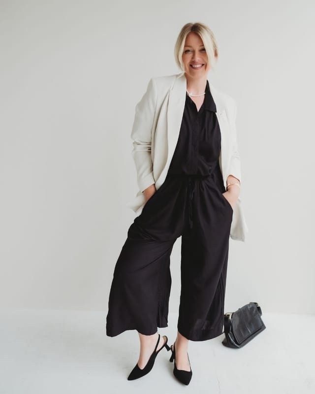 Turtledove London Turtledove London Women's Iris Black Jumpsuit - 3