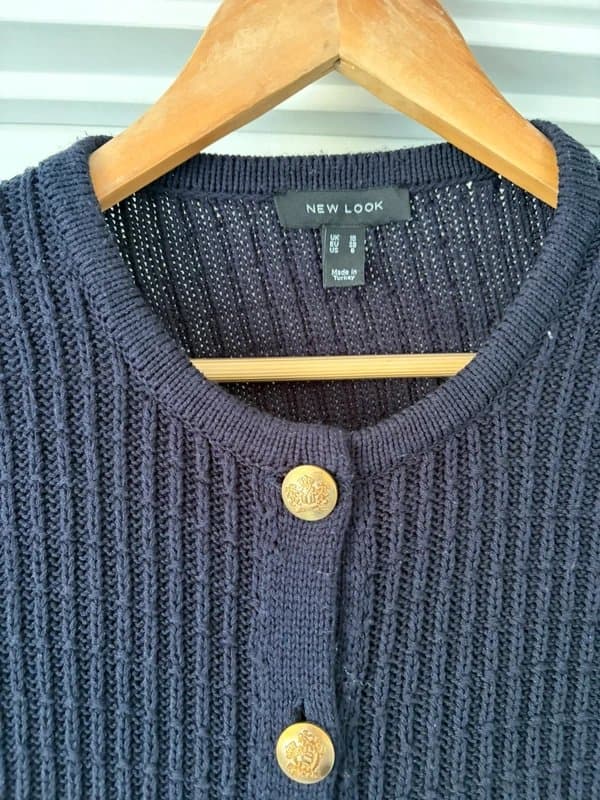 New Look Navy button cardigan