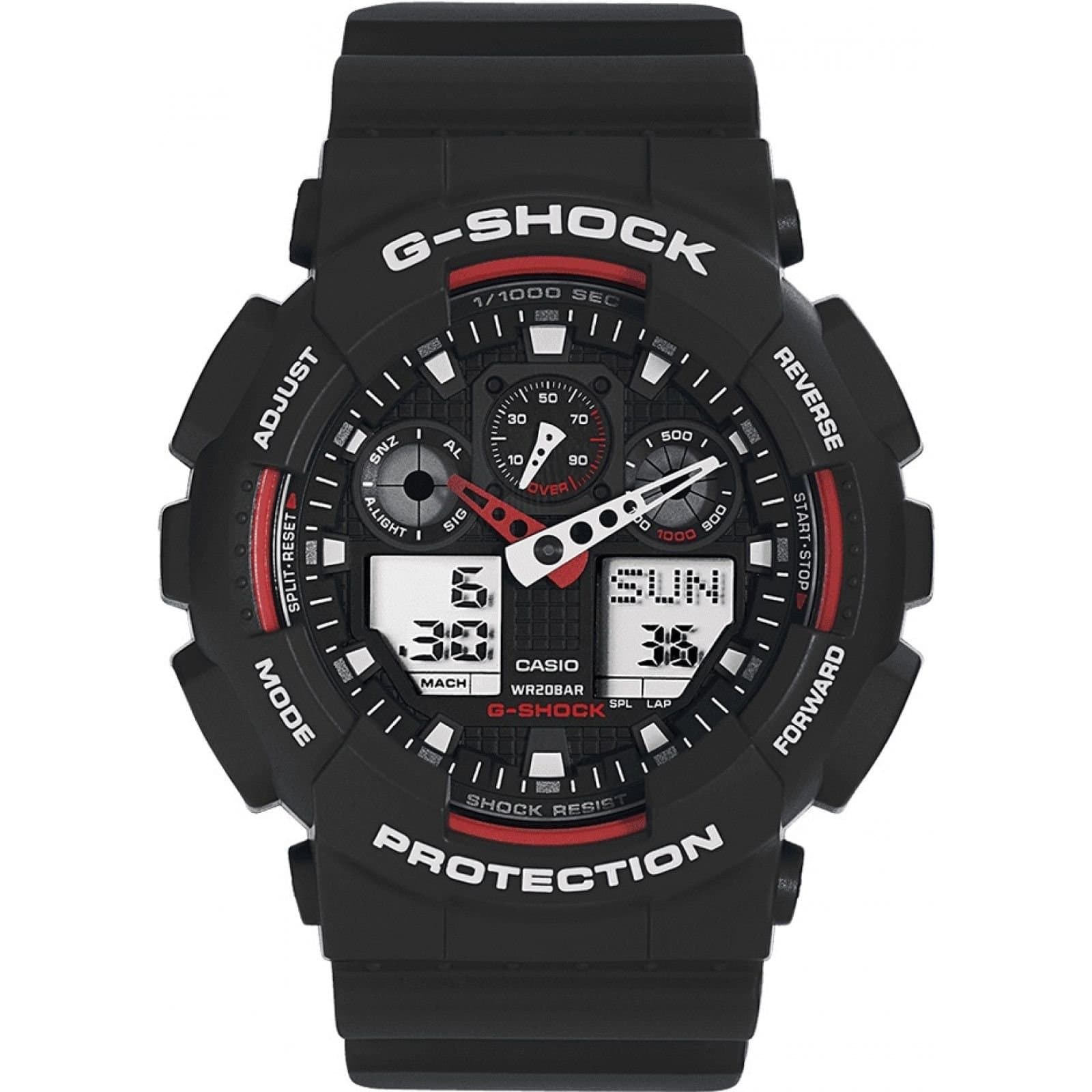 Casio Casio Men's GA-100-1A4ER G-Shock 51mm Quartz Watch in Black