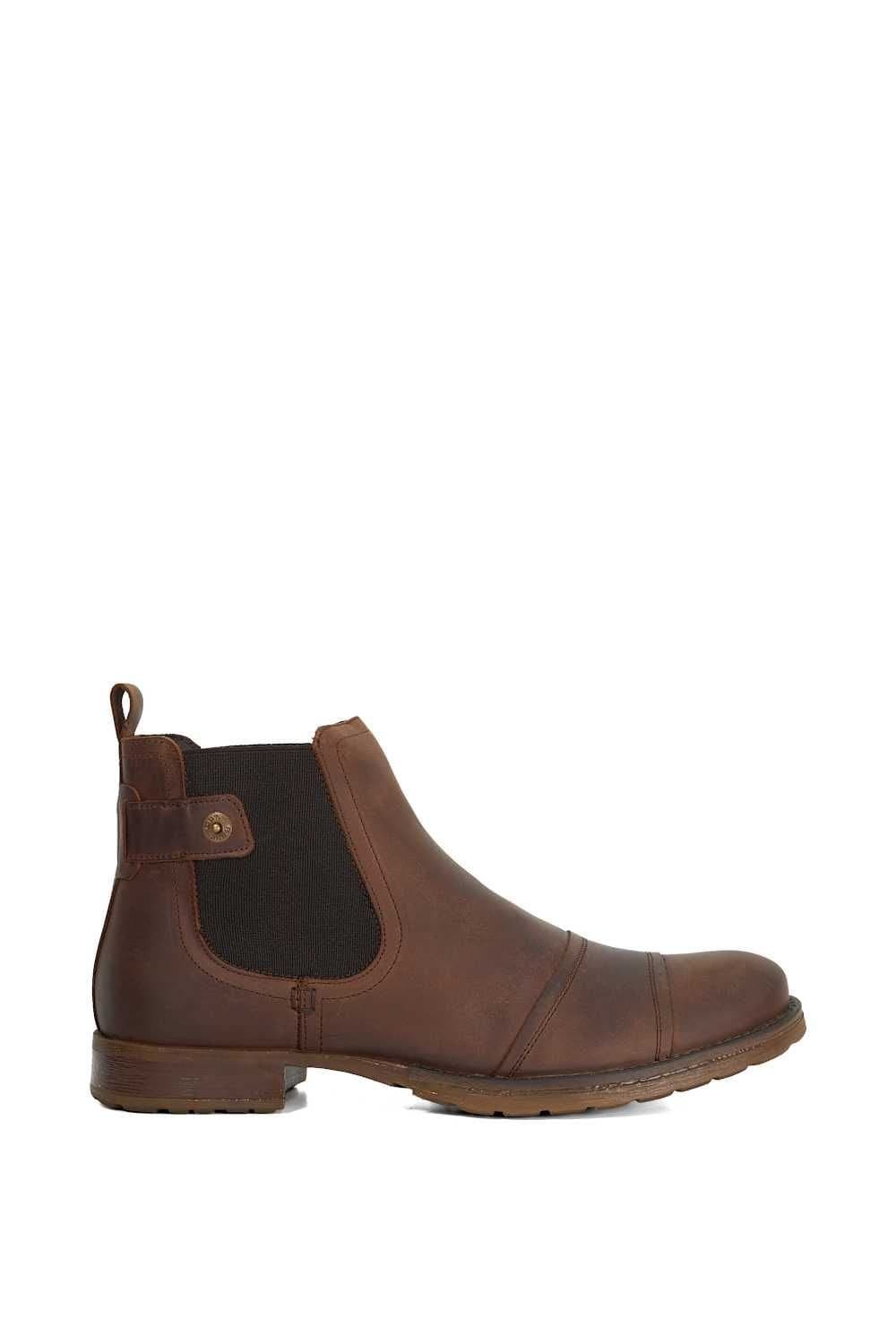 Dune London Dune London Brown Leather Chelsea Boots