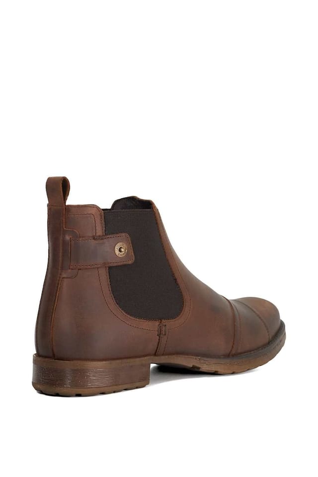 Dune London Dune London Men's 'Saltwood' Leather Casual Boots in Brown - 3