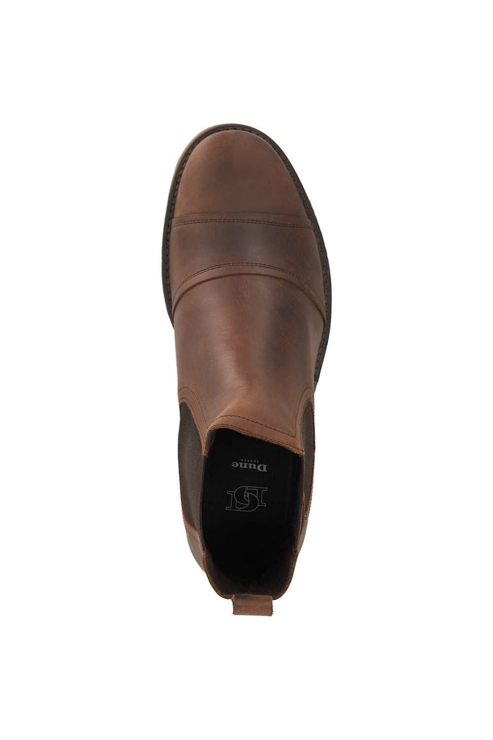 Dune London Dune London Men's 'Saltwood' Leather Casual Boots in Brown - 4